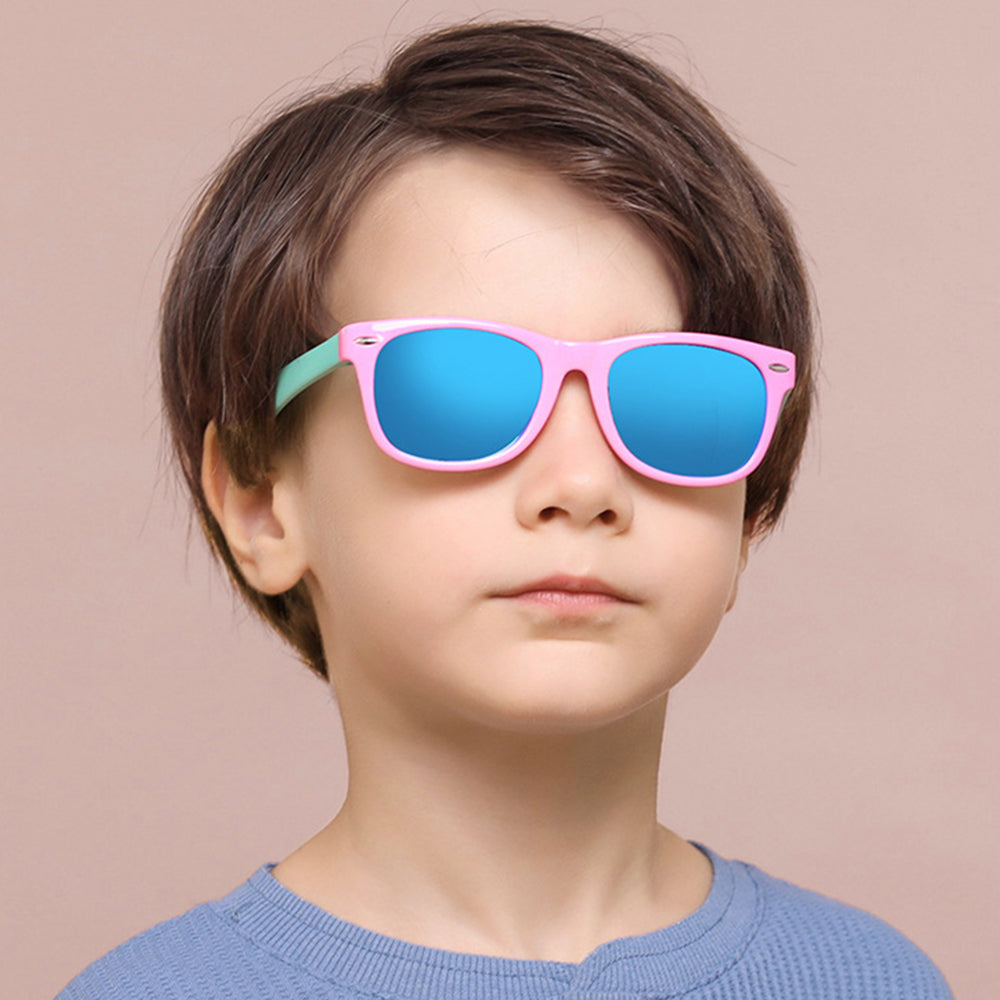 Ochelari de Soare Techsuit (D802), Policarbonat, Albastru