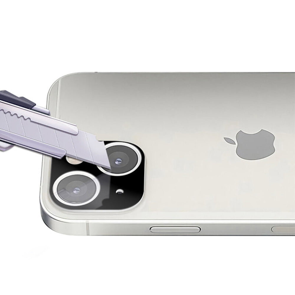Techsuit - Full Camera Glass - iPhone 13 / iPhone 13 Mini - Black