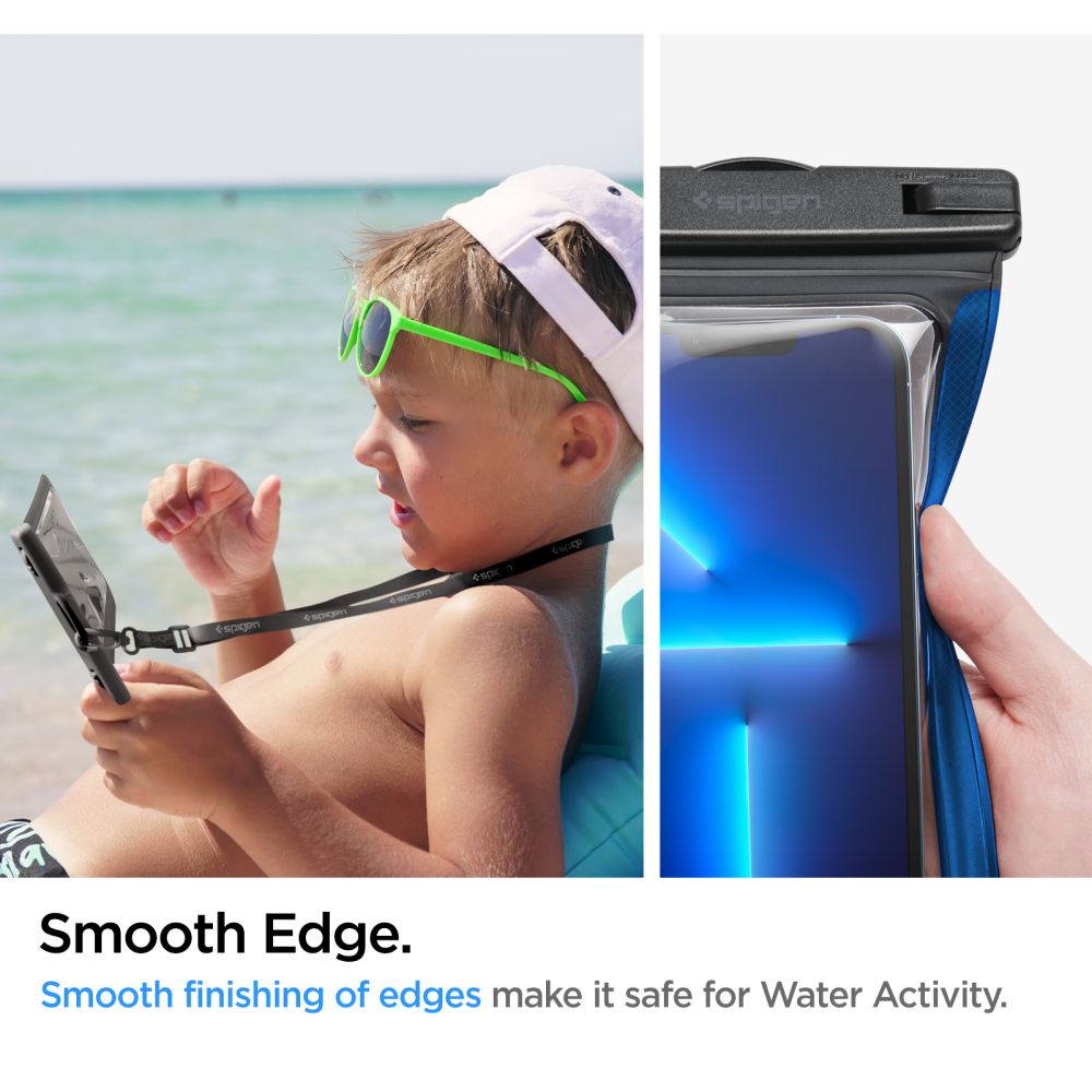 Spigen - Waterproof Case A601 (AMP04525) - IPX8, for Phone 3.5 - 7" - Black