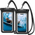 Spigen - (2 pack) Waterproof Case A601 (AMP04523) - IPX8, for Phone 3.5 - 7" - Black