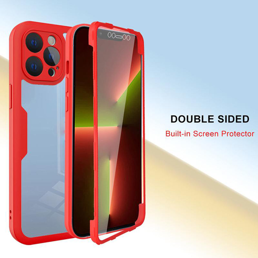 Techsuit - ColorVerse 360 Series + Screen Protector - iPhone 13 Pro - Pink
