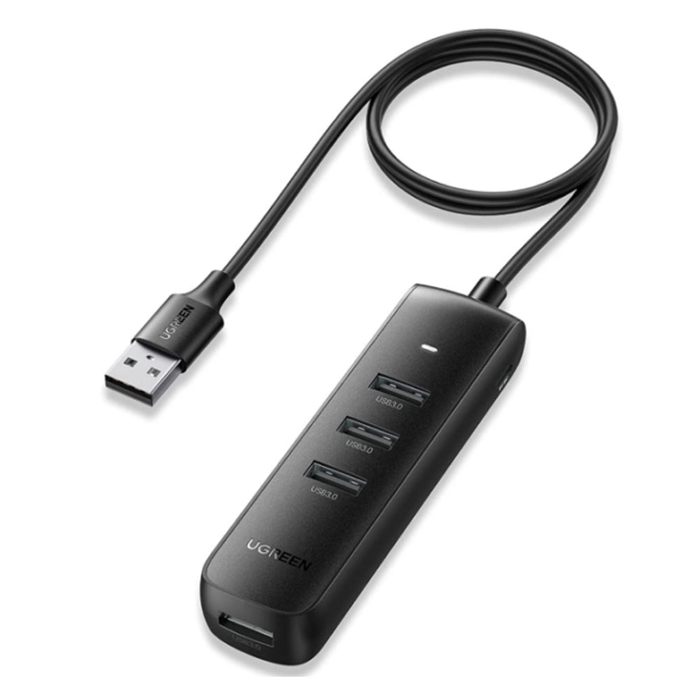Ugreen - Connection Hub CM416 (80657) - USB 3.0 to 4x USB-A, Type-C 5Gbps, 1m - Black