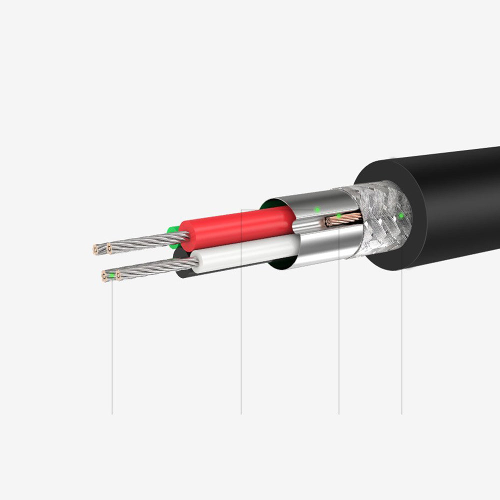 Ugreen - OTG Audio Adapter CM129 (40964) - USB2.0 to Jack Headphone, Jack Mono Microphone, 4-pin Combo Mic, 0.15m - Blac