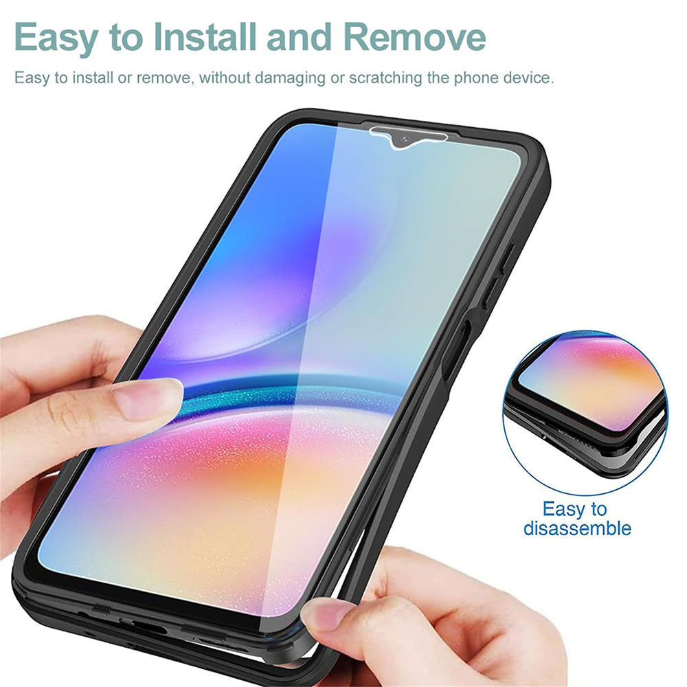 TechSuit Folie de protectie Techsuit ColorVerse 360 Series + compatibil cu Samsung Galaxy A05s, Negru – imagine 2