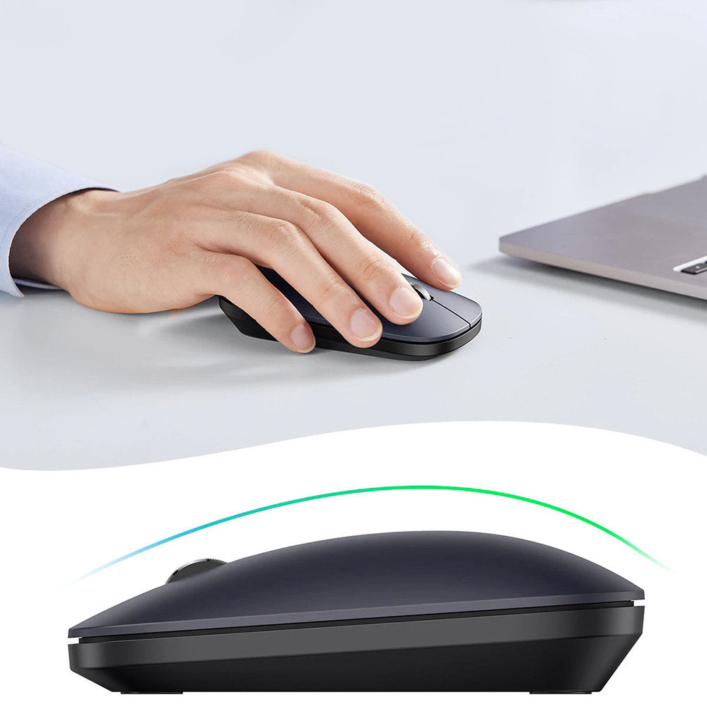 Ugreen - Wireless Mouse MU001 (90372) - Slim Design, Dual Mode, Adjustable DPI (1000-4000) - Black