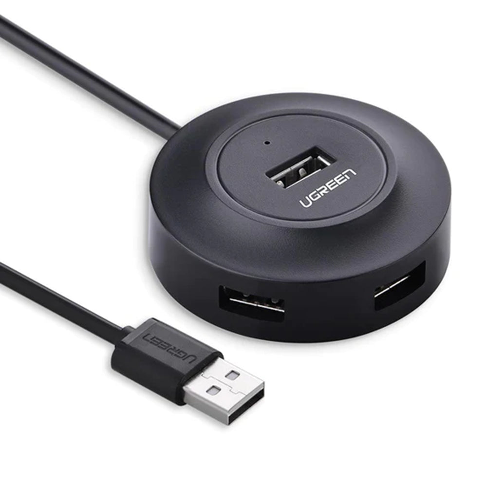 Ugreen - Connection Hub CR106 (20277) - USB-A to 4xUSB-A 2.0, with Cable, 1m - Black