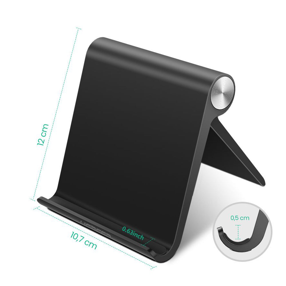 Ugreen - Desk Holder LP115 (50748) - for Phone, Tablet, Foldable, Adjustable, Travel-friendly, Secure Hold - Black