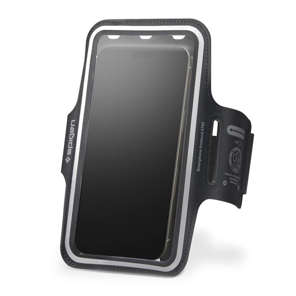 Spigen - Sports Armband Dynamic Shield A703 (AMP07187) - Waterproof, Lightweight, 6.9 inch - Black