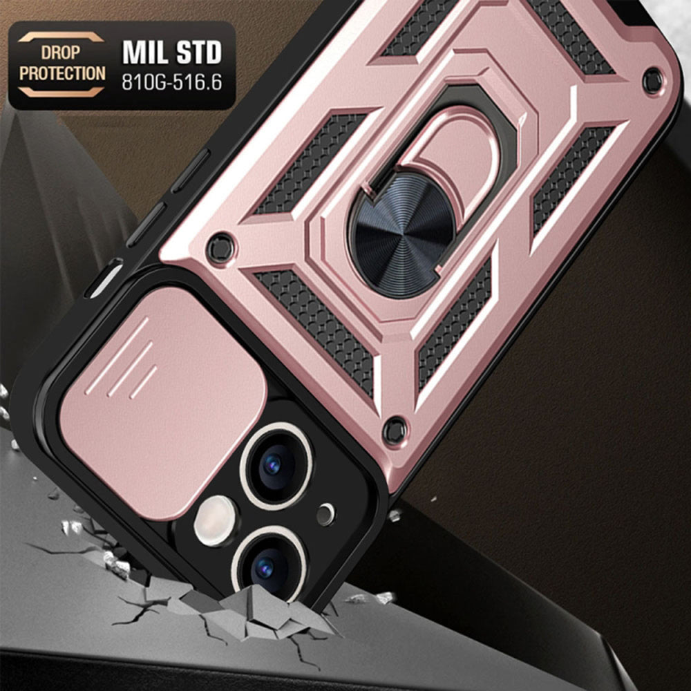 Techsuit - CamShield Series - iPhone 14 Pro - Rose Gold
