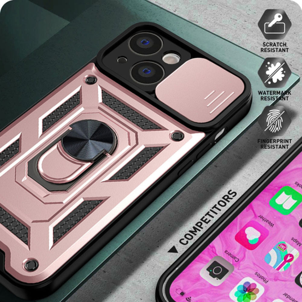 Techsuit - CamShield Series - iPhone 14 Pro - Rose Gold