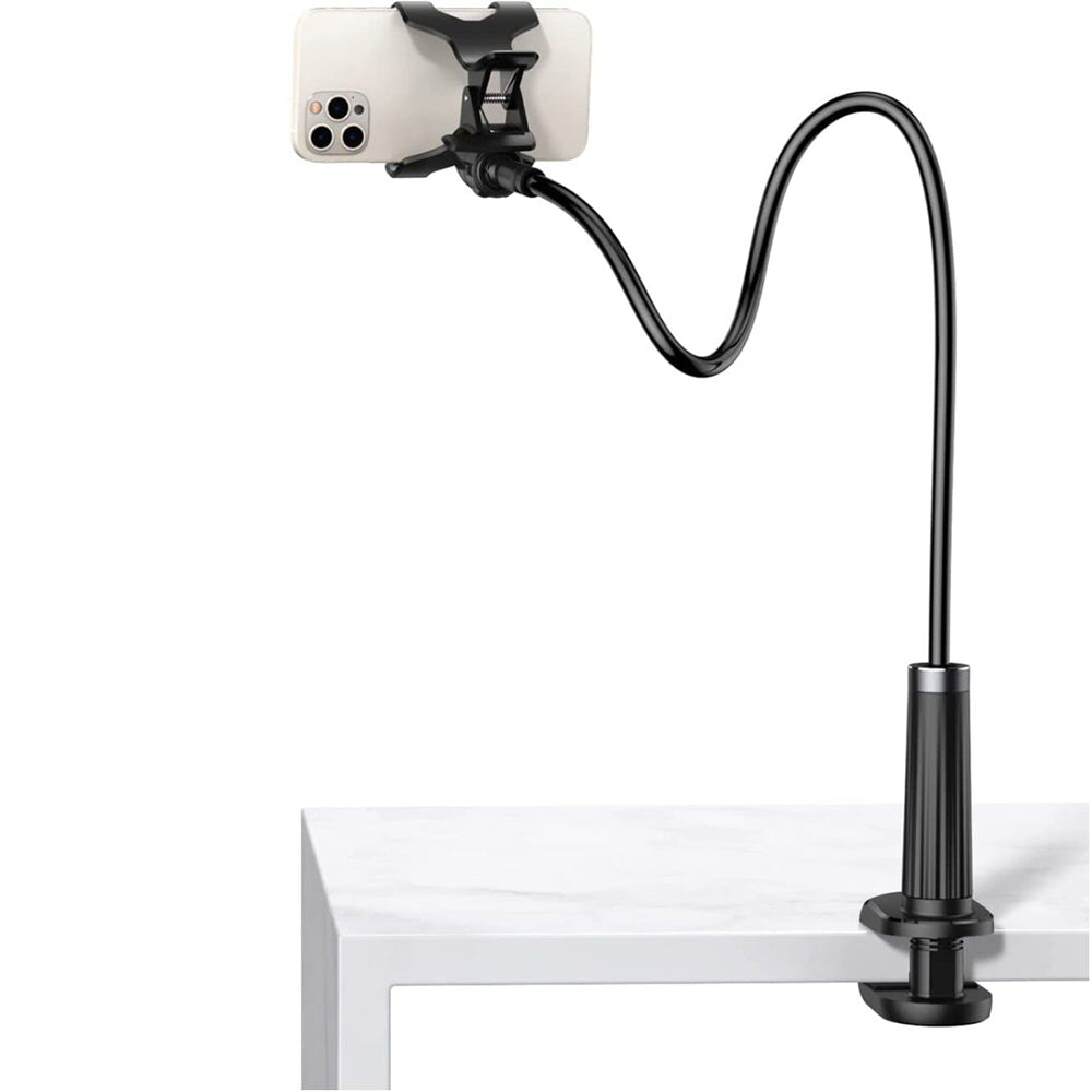Ugreen - Desk Holder LP113 (80906) - Clamp Grip, Ajustable Arm (120cm), 360° Rotation, for Phone with max 7.2" - Black
