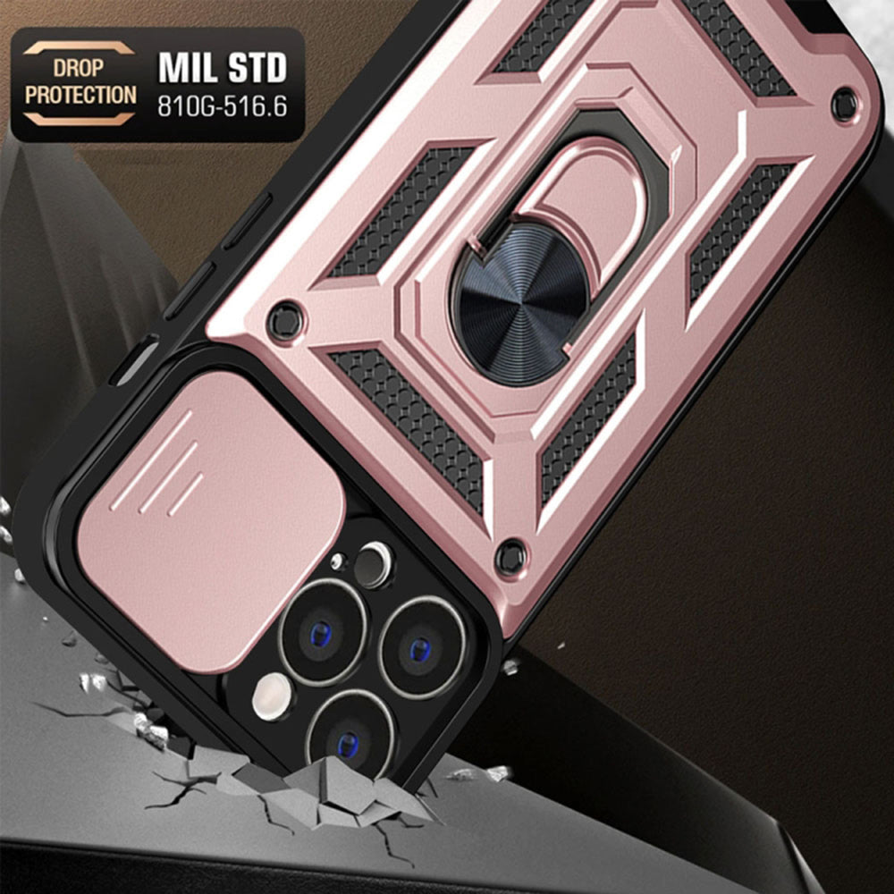 Techsuit - CamShield Series - iPhone 13 Pro - Rose Gold