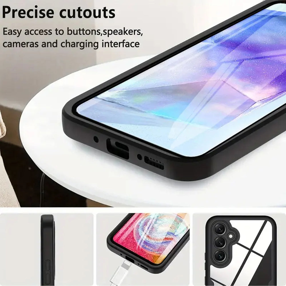 Techsuit - ColorVerse 360 Series + Screen Protector - Samsung Galaxy A35 5G - Blue