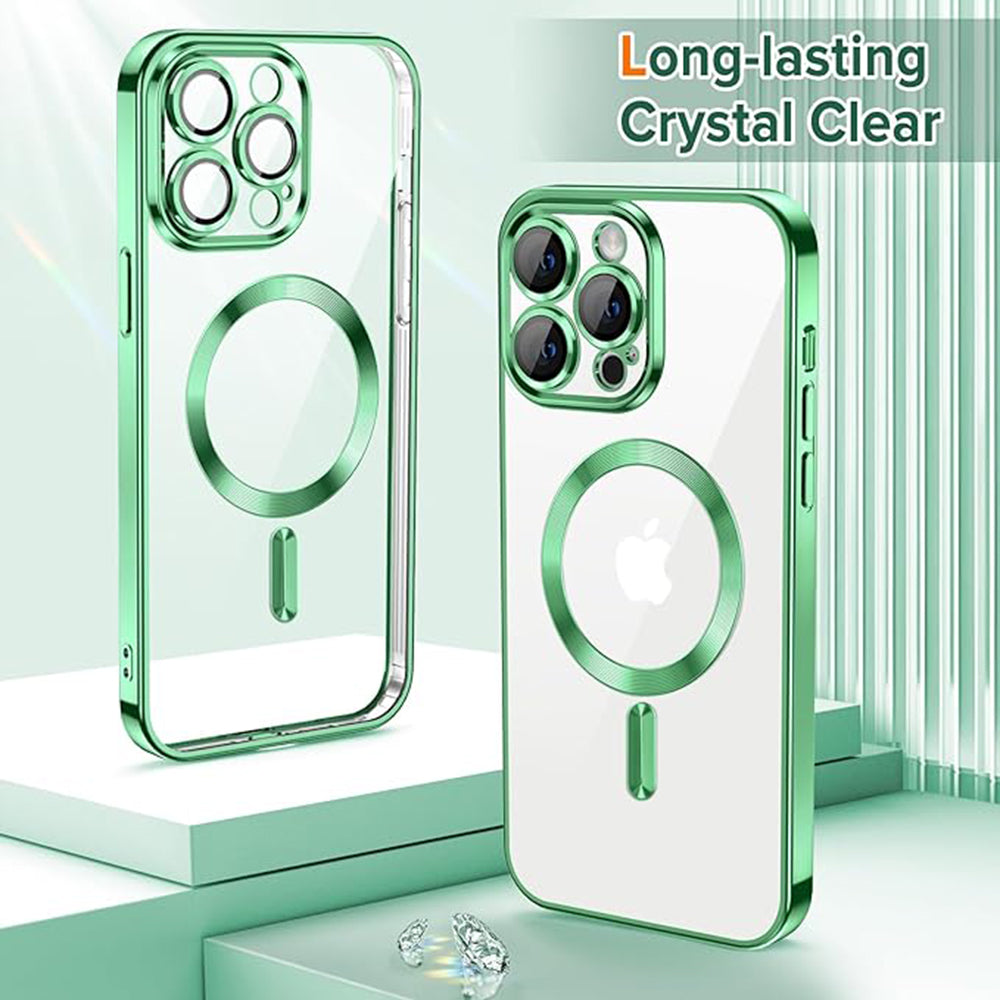 Techsuit - Luxury Crystal MagSafe - iPhone 14 Pro - Light Green