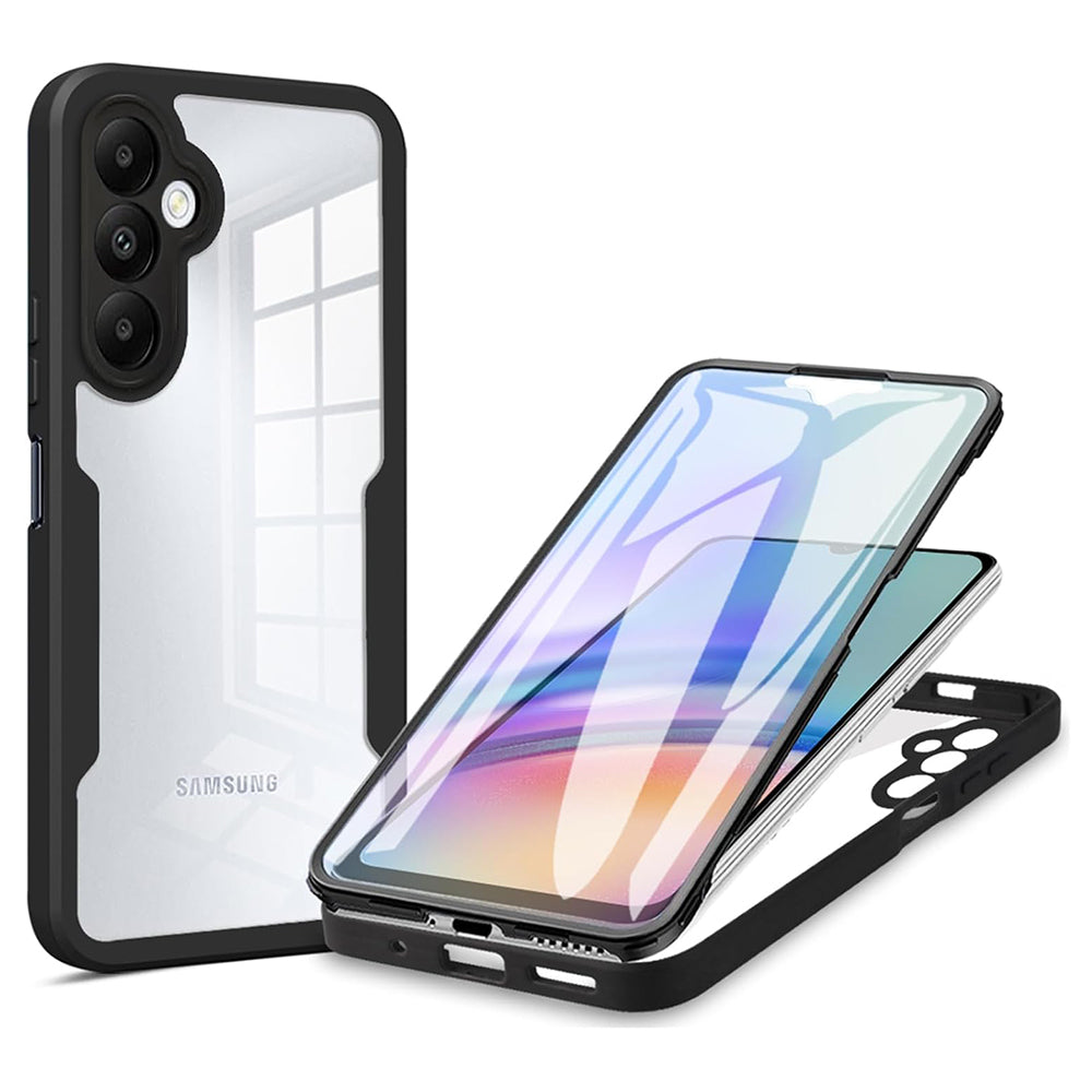 TechSuit Folie de protectie Techsuit ColorVerse 360 Series + compatibil cu Samsung Galaxy A25 5G, Negru