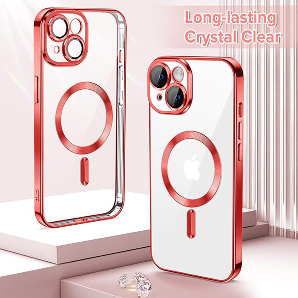 Techsuit - Luxury Crystal MagSafe - iPhone 14 - Red