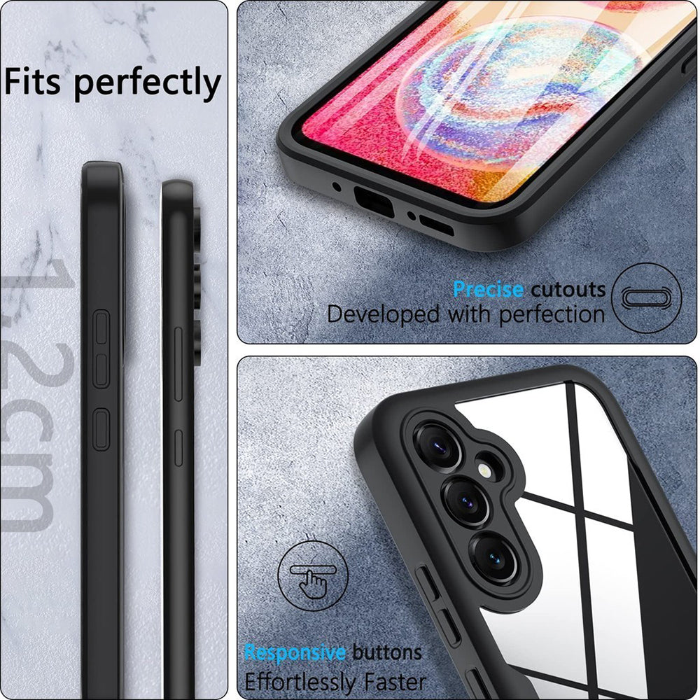 Techsuit - ColorVerse 360 Series + Screen Protector - Samsung Galaxy S24 Plus - Blue