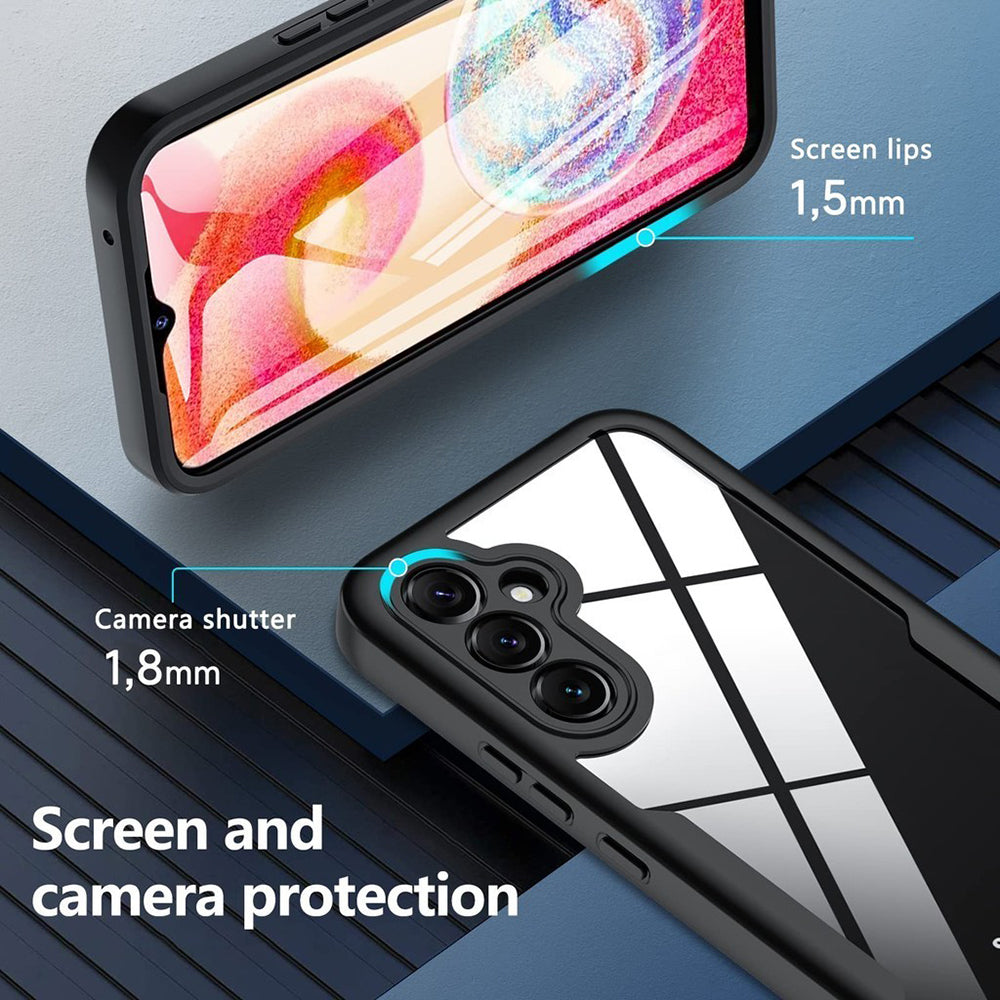 Techsuit - ColorVerse 360 Series + Screen Protector - Samsung Galaxy S24 Plus - Pink