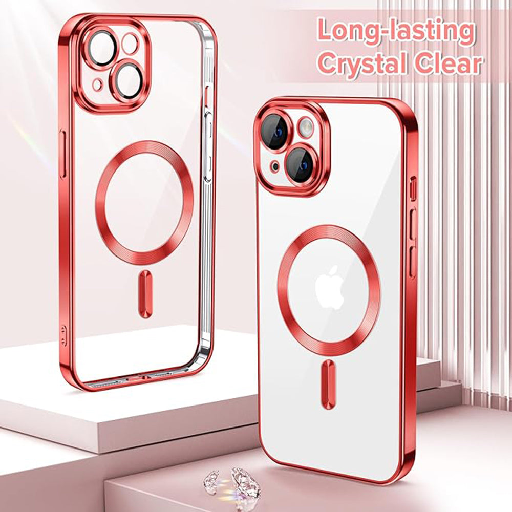 Techsuit - Luxury Crystal MagSafe - iPhone 13 - Red
