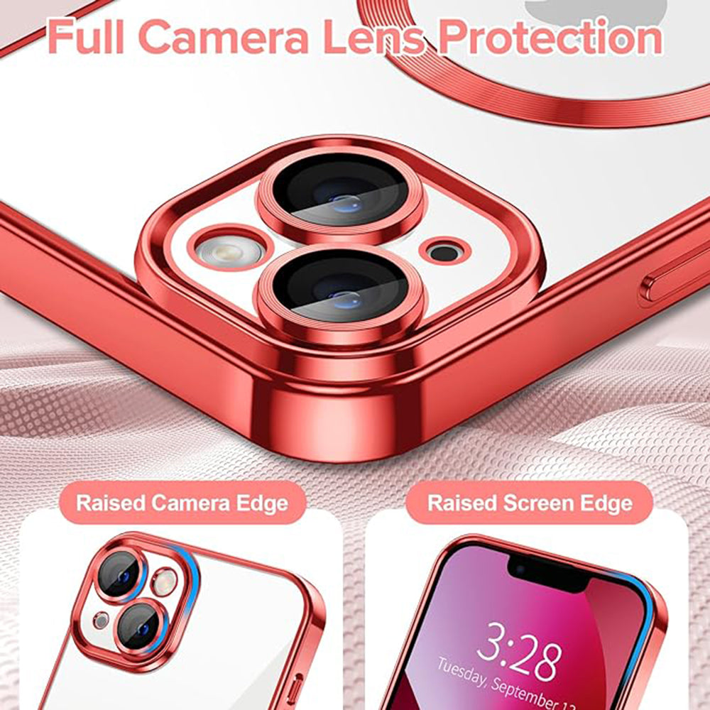 Techsuit - Luxury Crystal MagSafe - iPhone 13 - Red
