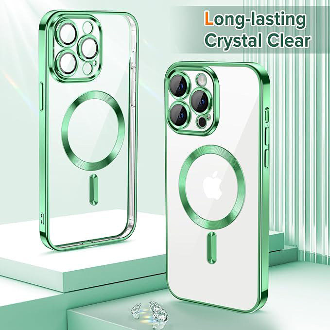 Techsuit - Luxury Crystal MagSafe - iPhone 12 Pro - Light Green