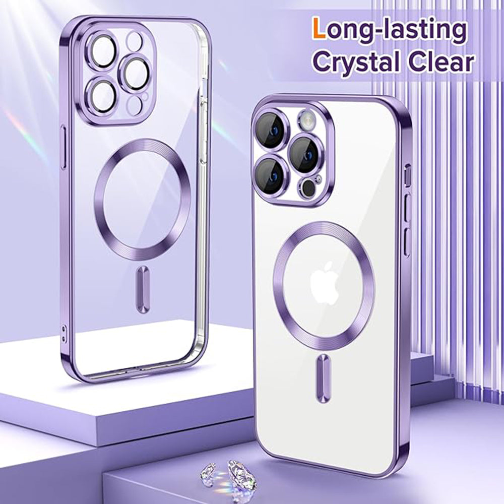 Techsuit - Luxury Crystal MagSafe - iPhone 12 Pro - Light Purple