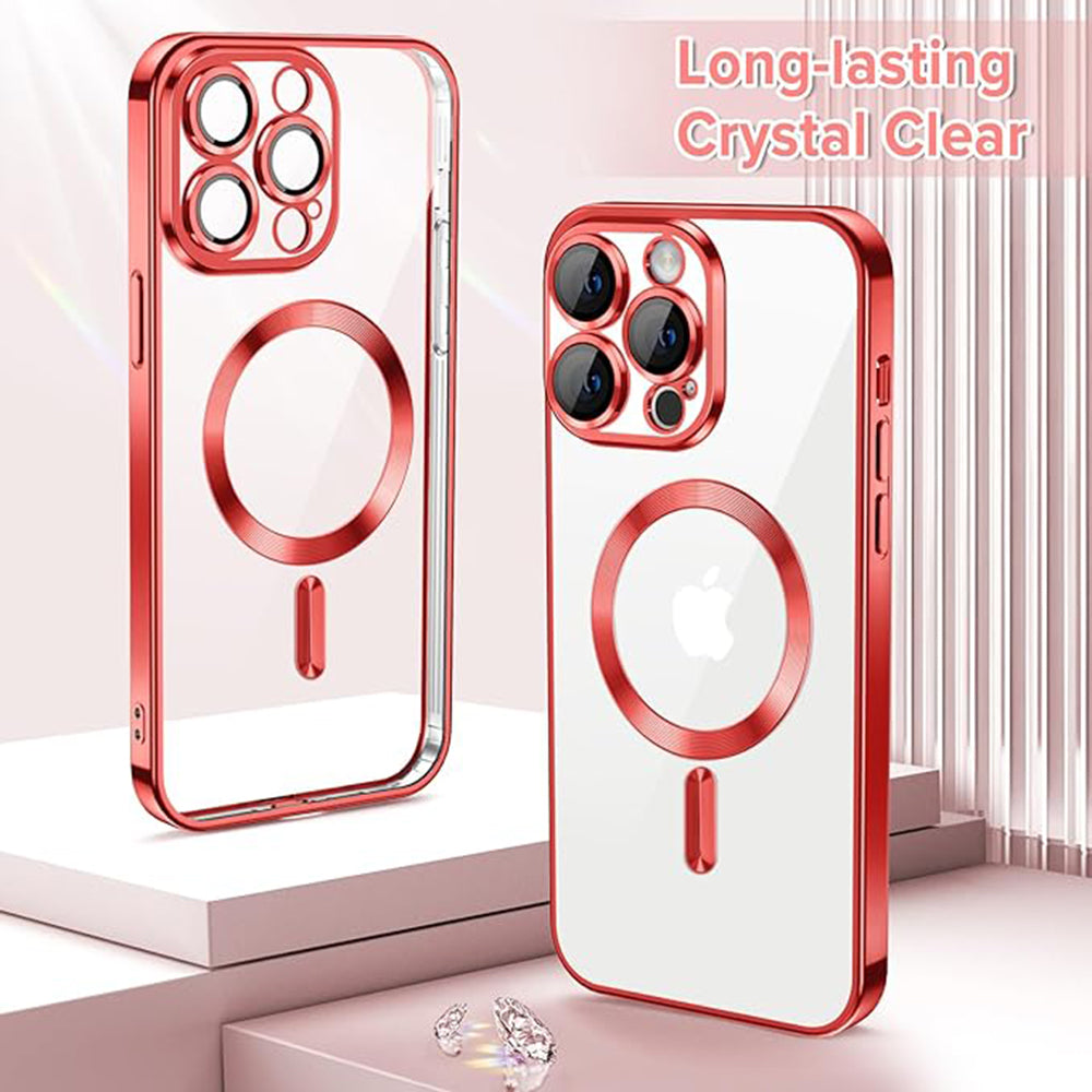 Techsuit - Luxury Crystal MagSafe - iPhone 12 Pro - Red