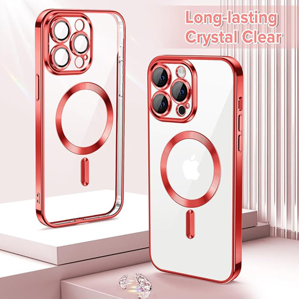 Techsuit - Luxury Crystal MagSafe - iPhone 12 Pro Max - Red