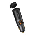 Baseus - Car Charger Share Together (CCBT-D0G/C00034800817-Z1) - Cigarette Lighter Expansion, 2xUSB-A, QC 3.0 120W - Gra