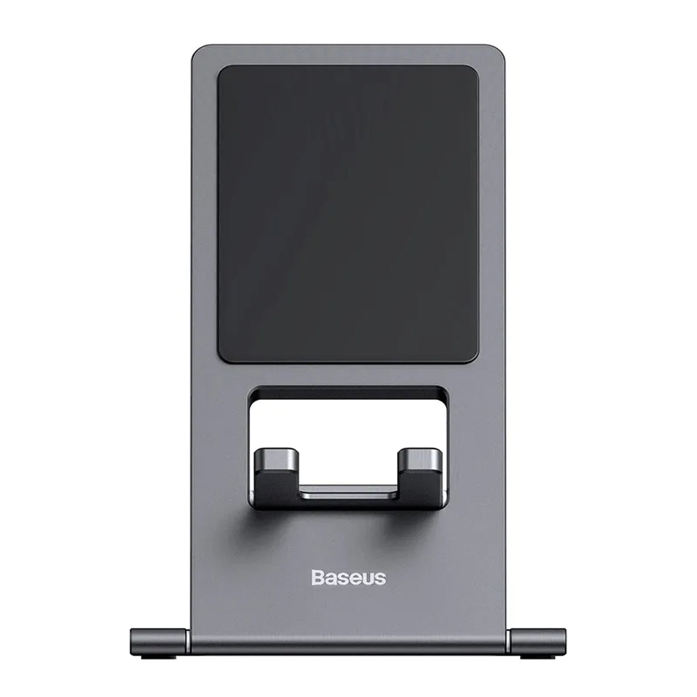 Baseus - Desk Holder Foldable (LUKP000013) - for Phone/Tablet with Silicon Pad, Foldable, 360° Adjustable, Aluminium - G