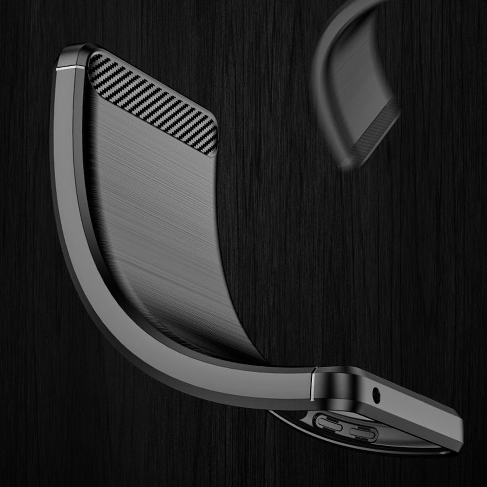 TechSuit Husa de protectie Techsuit Carbon Silicone compatibil cu Samsung Galaxy A13 4G, Negru – imagine 6