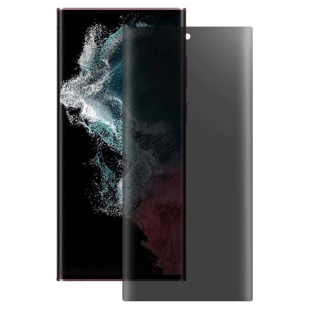 Lito Folie de protectie Lito 3D UV Glass compatibil cu Samsung Galaxy S22 Ultra 5G, PRIVACY – imagine 2