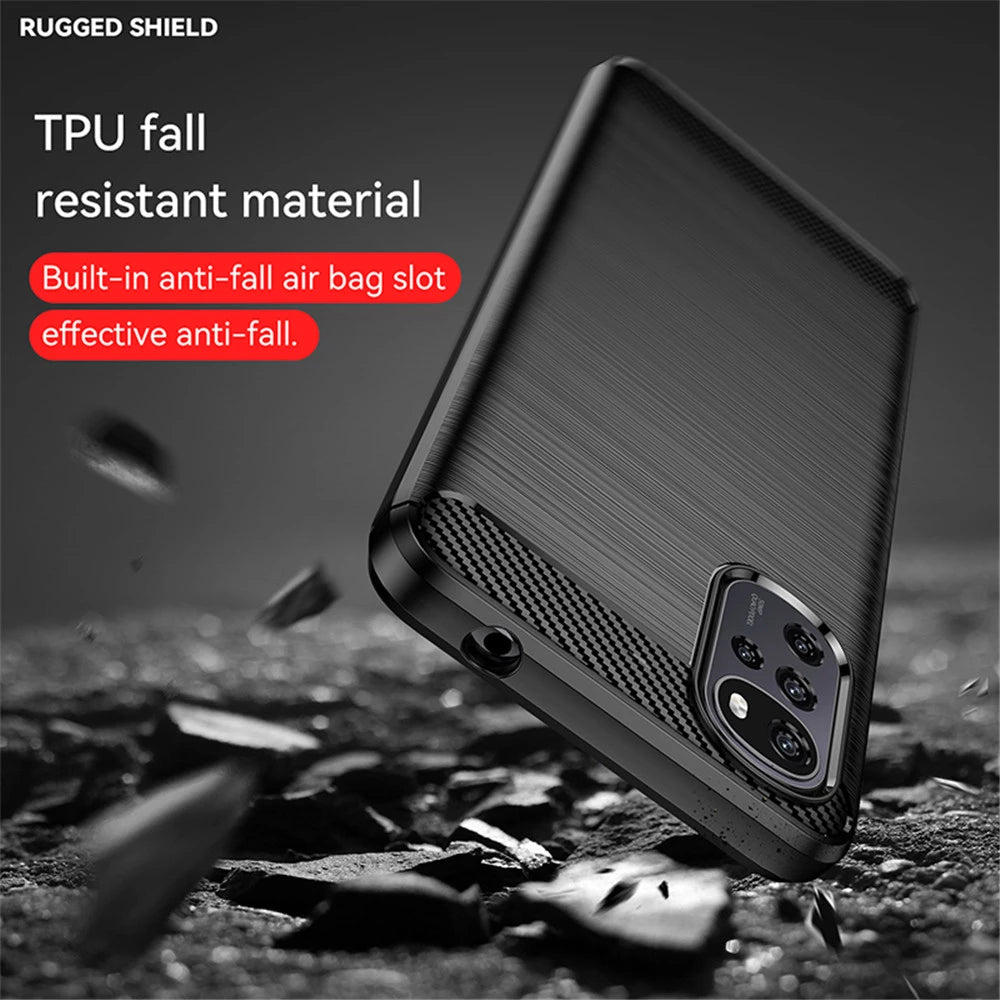 Techsuit - Carbon Silicone - Motorola Moto G22 - Black