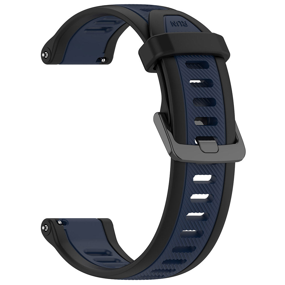 Techsuit - Watchband 20mm (W053) - Samsung Galaxy Watch 4/5/Active 2, Huawei Watch GT 3 (42mm)/GT 3 Pro (43mm) - Dark Bl