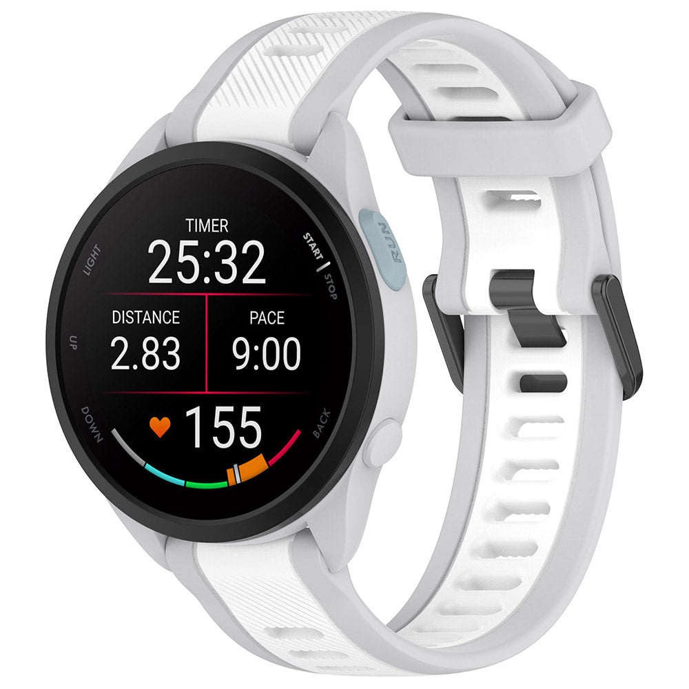 Techsuit - Watchband 20mm (W053) - Samsung Galaxy Watch 4/5/Active 2, Huawei Watch GT 3 (42mm)/GT 3 Pro (43mm) - White