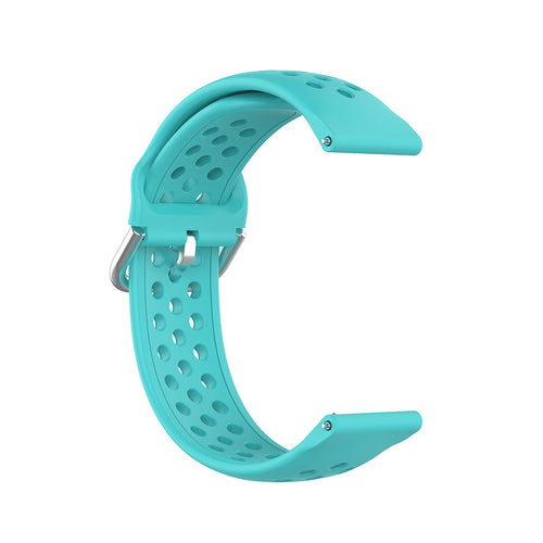 Techsuit - Watchband 22mm (W004) - Samsung Galaxy Watch (46mm)/Watch 3/Gear S3, Huawei Watch GT/GT 2/GT 3 (46mm) - Turqu
