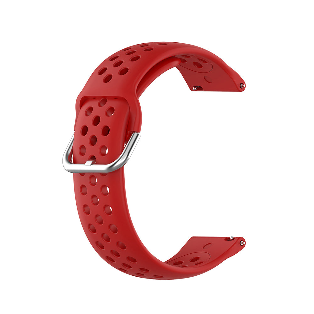 Techsuit - Watchband 22mm (W004) - Samsung Galaxy Watch (46mm)/Watch 3/Gear S3, Huawei Watch GT/GT 2/GT 3 (46mm) - Red