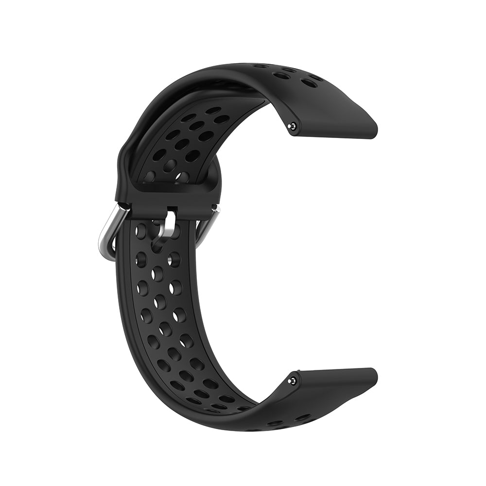 Techsuit - Watchband 22mm (W004) - Samsung Galaxy Watch (46mm)/Watch 3/Gear S3, Huawei Watch GT/GT 2/GT 3 (46mm) - Black