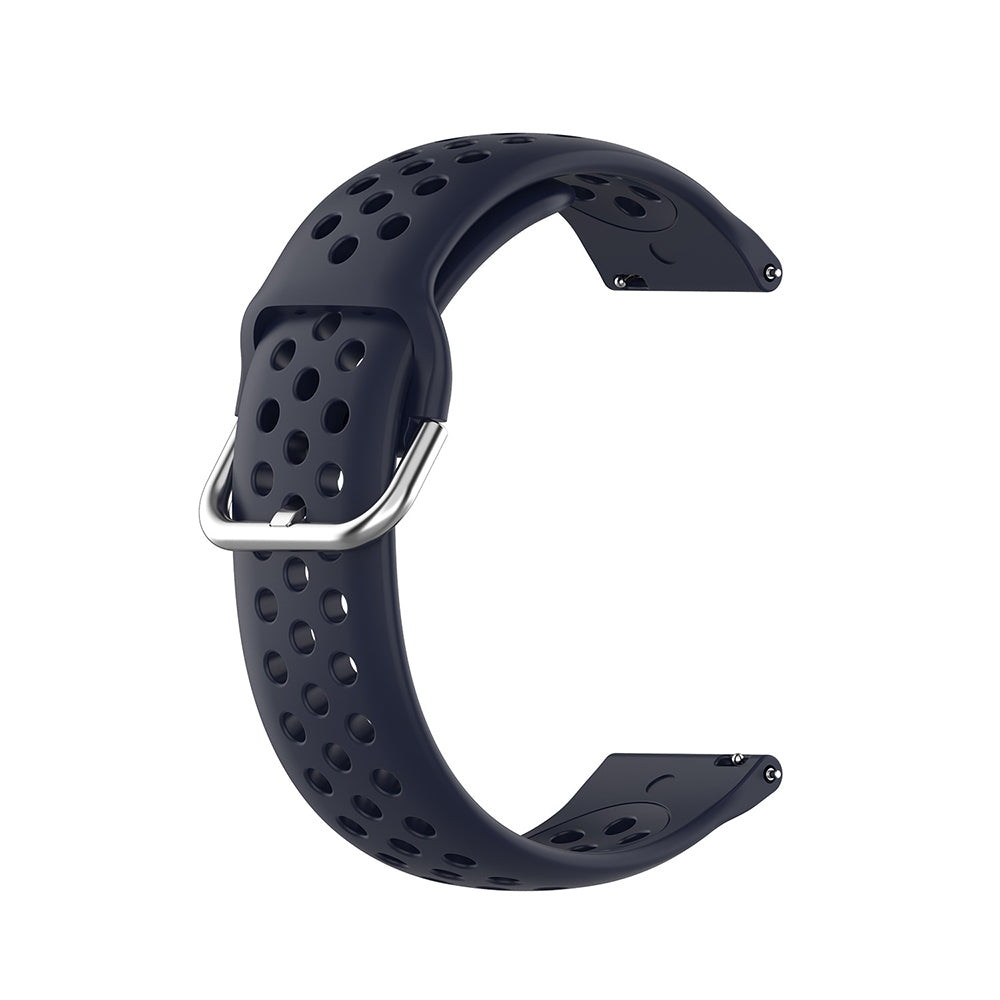 Techsuit - Watchband 22mm (W004) - Samsung Galaxy Watch (46mm)/Watch 3/Gear S3, Huawei Watch GT/GT 2/GT 3 (46mm) - Dark 