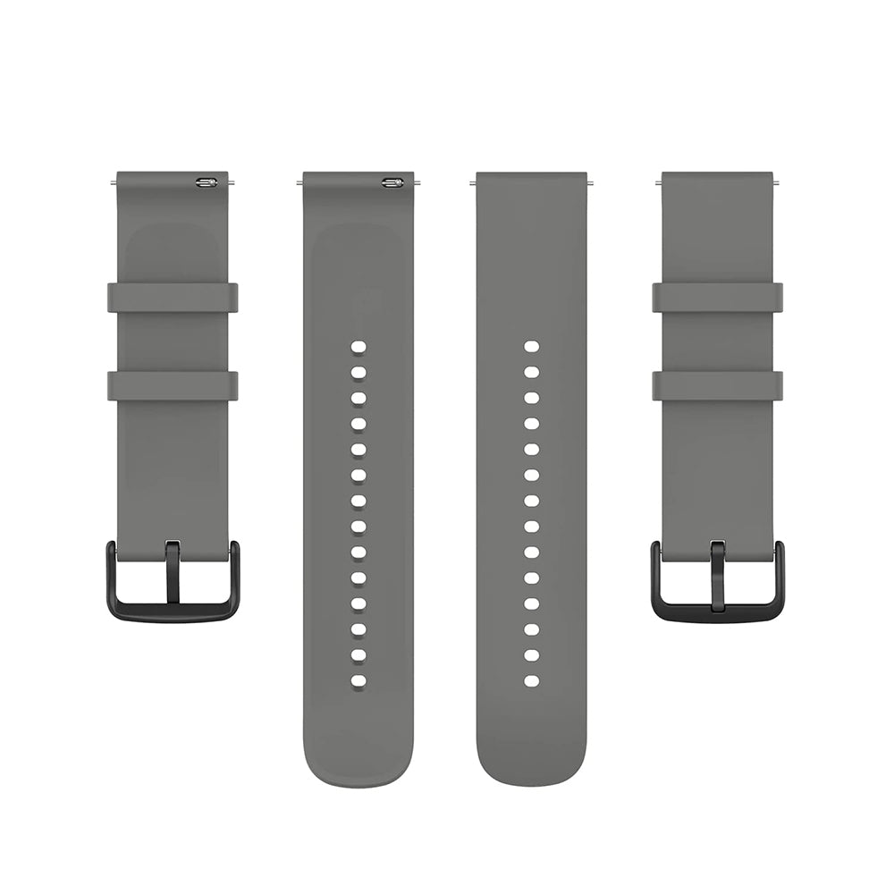 Techsuit - Watchband 22mm (W001) - Samsung Galaxy Watch (46mm)/Watch 3/Gear S3, Huawei Watch GT/GT 2/GT 3 (46mm) - Gray