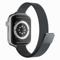 Techsuit - Watchband (W034) - Apple Watch 1/2/3/4/5/6/7/8/9/10/11/SE/SE 2/SE 3/Ultra/2/3 (42/44/45/46/49mm) - Black