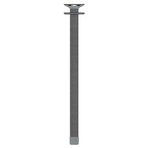 Techsuit - Watchband (W034) - Apple Watch 1/2/3/4/5/6/7/8/9/10/11/SE/SE 2/SE 3/Ultra/2/3 (42/44/45/46/49mm) - Silver