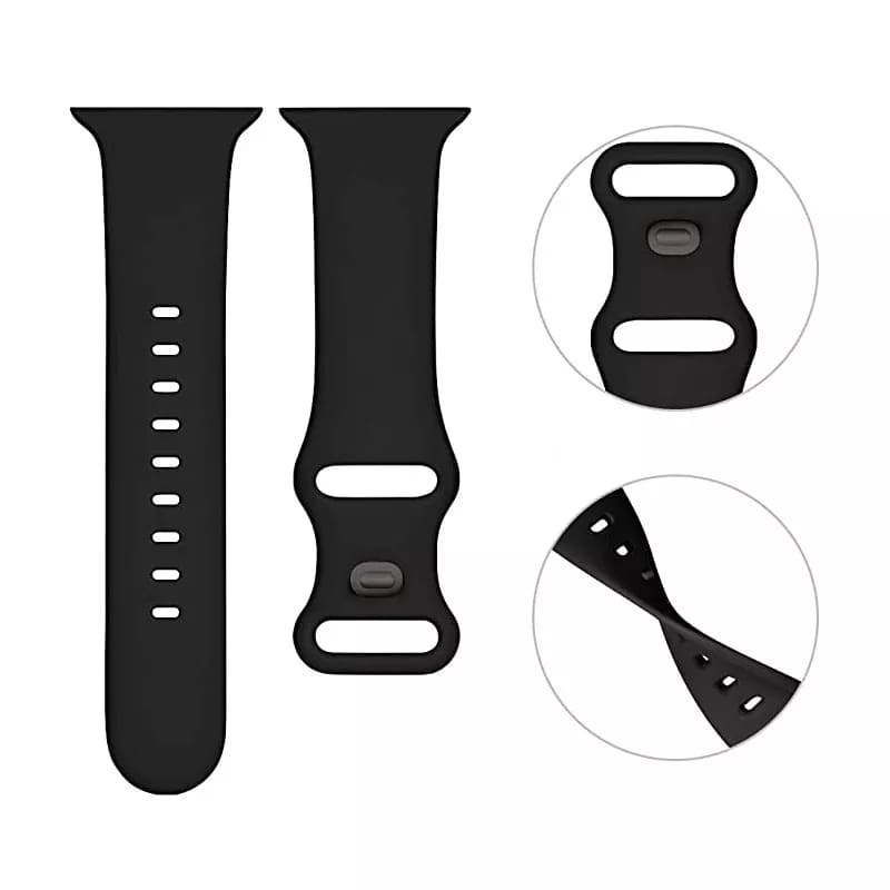 Techsuit - Watchband (W031) - Apple Watch 1/2/3/4/5/6/7/8/9/10/11/SE/SE 2/SE 3/Ultra/2/3 (42/44/45/46/49mm) - Light Pink