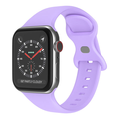 Techsuit - Watchband (W031) - Apple Watch 1/2/3/4/5/6/7/8/9/10/11/SE/SE 2/SE 3 (38/40/41/42mm) - Purple