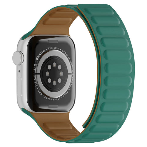 Techsuit - Watchband (W035) - Apple Watch 1/2/3/4/5/6/7/8/9/10/11/SE/SE 2/SE 3/Ultra/2/3 (42/44/45/46/49mm) - Turquoise