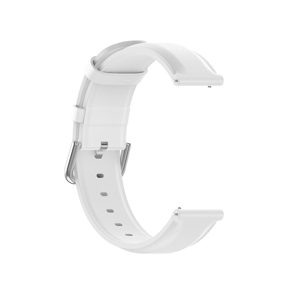 Techsuit - Watchband 22mm (W007PU) - Samsung Galaxy Watch (46mm)/Watch 3/Gear S3, Huawei Watch GT/GT 2/GT 3 (46mm) - Whi