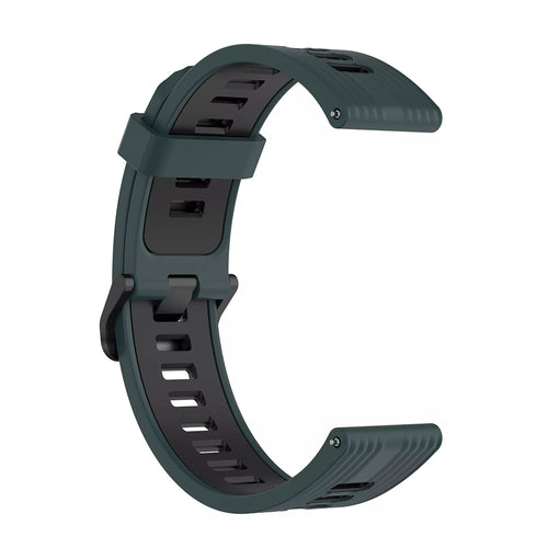 Techsuit - Watchband 20mm (W002) - Samsung Galaxy Watch 4/5/Active 2, Huawei Watch GT 3 (42mm)/GT 3 Pro (43mm) - Green