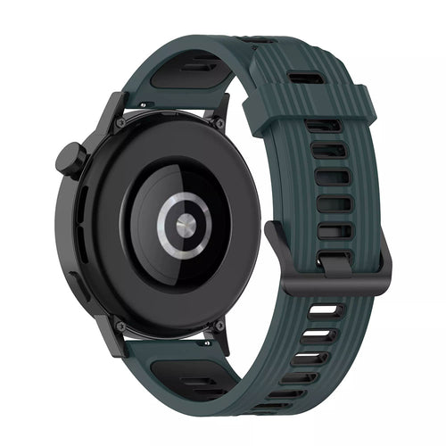 Techsuit - Watchband 20mm (W002) - Samsung Galaxy Watch 4/5/Active 2, Huawei Watch GT 3 (42mm)/GT 3 Pro (43mm) - Green