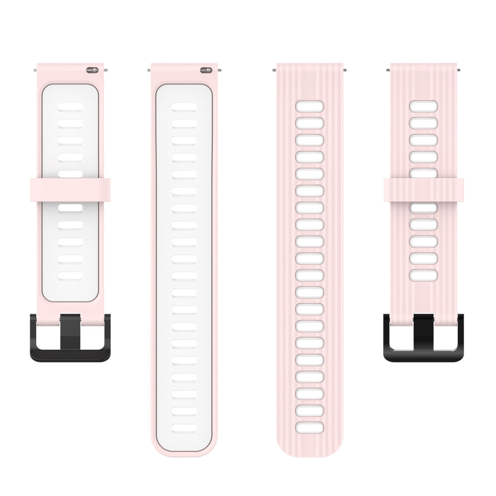Techsuit - Watchband 20mm (W002) - Samsung Galaxy Watch 4/5/Active 2, Huawei Watch GT 3 (42mm)/GT 3 Pro (43mm) - Pink