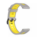 Techsuit - Watchband 20mm (W002) - Samsung Galaxy Watch 4/5/Active 2, Huawei Watch GT 3 (42mm)/GT 3 Pro (43mm) - Gray